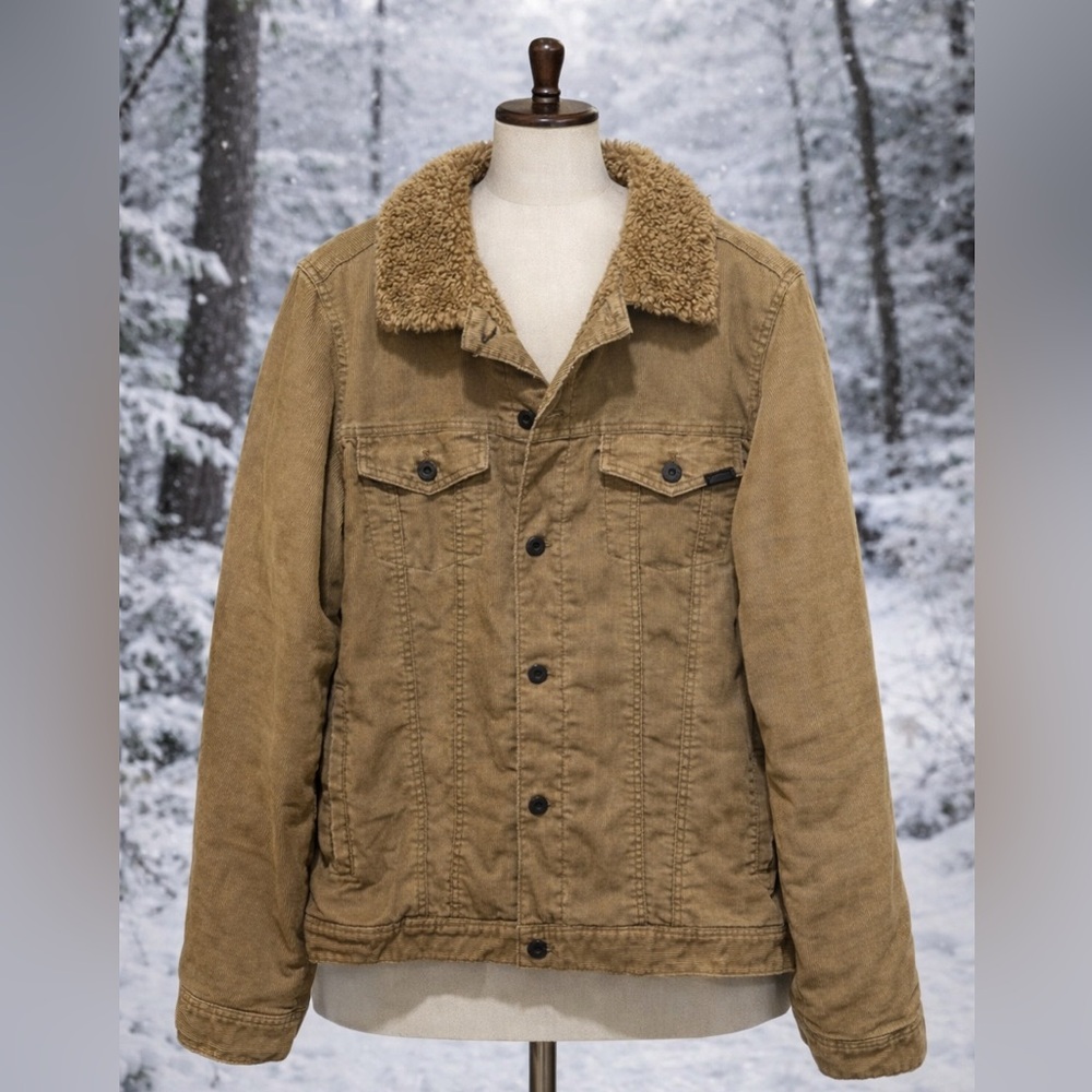 American Eagle Outfitters Brown Sherpa lined Jacket